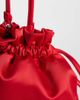 ASOS DESIGN ASOS DESIGN satin pouch with detachable crossbody strap in red - 3