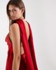 ASOS DESIGN ASOS DESIGN satin scarf cowl neck maxi dress in red - 2