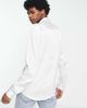 ASOS DESIGN ASOS DESIGN satin shirt with ruffle front in white - 2