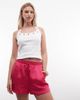 ASOS DESIGN ASOS DESIGN satin shorts in hot pink - 1