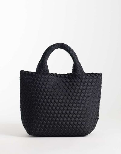 ASOS DESIGN ASOS DESIGN satin weave mini tote bag in black