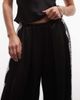 ASOS DESIGN ASOS DESIGN satin wide leg pants with lace in black - 3