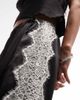 ASOS DESIGN ASOS DESIGN satin wide leg pants with lace in black - 4