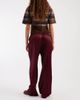 ASOS DESIGN ASOS DESIGN satin wide leg pull on pants in plum-Purple - 3
