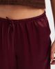 ASOS DESIGN ASOS DESIGN satin wide leg pull on pants in plum-Purple - 4