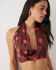 ASOS DESIGN ASOS DESIGN satin wrap top in red polka dot - part of a set-Multi - 1