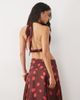 ASOS DESIGN ASOS DESIGN satin wrap top in red polka dot - part of a set-Multi - 4