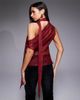 ASOS DESIGN ASOS DESIGN scarf detail chiffon cami in lipstick print-Multi - 2