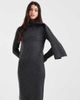 ASOS DESIGN ASOS DESIGN scarf maxi dress in charcoal-Gray - 4