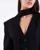 ASOS DESIGN ASOS DESIGN scarf neck blazer mini dress in black - 3