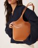 ASOS DESIGN ASOS DESIGN scoop arm tote bag in tan-Green - 3