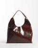 ASOS DESIGN ASOS DESIGN scoop bonded tote bag in chocolate-Brown - 1