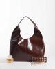 ASOS DESIGN ASOS DESIGN scoop bonded tote bag in chocolate-Brown - 3