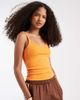 ASOS DESIGN ASOS DESIGN scoop neck cami with elastic straps in orange - 1