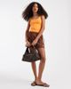 ASOS DESIGN ASOS DESIGN scoop neck cami with elastic straps in orange - 2