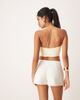 ASOS DESIGN ASOS DESIGN scoop neck strappy bralette with sporty elastic trim in lemon-Yellow - 4