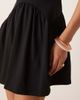 ASOS DESIGN ASOS DESIGN scoop seam detailing dropped waist mini dress in black - 3