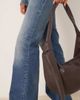 ASOS DESIGN ASOS DESIGN scoop sling shoulder bag with knot detail in brown - 2
