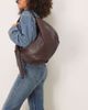ASOS DESIGN ASOS DESIGN scoop sling shoulder bag with knot detail in brown - 4