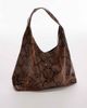 ASOS DESIGN ASOS DESIGN scoop tote bag in brown snake-Multi - 4