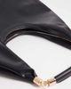 ASOS DESIGN ASOS DESIGN scoop tote bag with hardware handle in black - 4