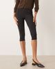 ASOS DESIGN ASOS DESIGN sculpt longline capri in black - 2