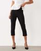 ASOS DESIGN ASOS DESIGN sculpting longline capri pants in black - 3