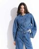 ASOS DESIGN ASOS DESIGN seamed denim jacket in mid blue - part of a set - 1