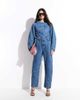 ASOS DESIGN ASOS DESIGN seamed denim jacket in mid blue - part of a set - 2