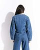 ASOS DESIGN ASOS DESIGN seamed denim jacket in mid blue - part of a set - 4