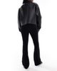 ASOS DESIGN ASOS DESIGN seamed uncut corduroy flare pants in black - 3