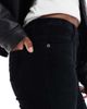 ASOS DESIGN ASOS DESIGN seamed uncut corduroy flare pants in black - 4