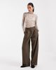 ASOS DESIGN ASOS DESIGN second skin sheer knit turtleneck top in dog tooth-Multi - 2
