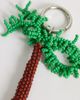 ASOS DESIGN ASOS DESIGN seed bead palm tree bag charm in multi - 3