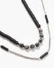 ASOS DESIGN ASOS DESIGN semi-precious beaded 2 pack necklace in multi-Silver - 2