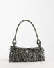 ASOS DESIGN ASOS DESIGN sequin & bead shoulder bag in gunmetal silver - 1