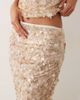 ASOS DESIGN ASOS DESIGN sequin maxi skirt in champagne -set-Gold - 2