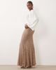 ASOS DESIGN ASOS DESIGN sequin maxi skirt in gold - 1