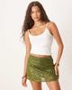 ASOS DESIGN ASOS DESIGN sequin mini skirt in green - 1