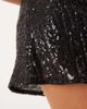 ASOS DESIGN ASOS DESIGN sequin mini skort in black - 3