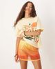 ASOS DESIGN ASOS DESIGN sequin mini skort in orange ombre print - 1