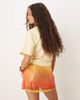 ASOS DESIGN ASOS DESIGN sequin mini skort in orange ombre print - 4