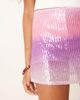 ASOS DESIGN ASOS DESIGN sequin mini skort in pink ombre print - 4
