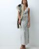 ASOS DESIGN ASOS DESIGN sequin scooped plunge sequin maxi dress in silver - 1