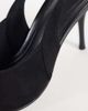 ASOS DESIGN ASOS DESIGN Serena slingback stiletto heels in black suedette - 3