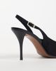 ASOS DESIGN ASOS DESIGN Serena slingback stiletto heels in black suedette - 4
