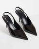 ASOS DESIGN ASOS DESIGN Serena slingback stiletto heels in chocolate patent-Brown - 2