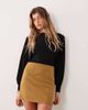 ASOS DESIGN ASOS DESIGN set bonded mini skirt in golden khaki - 4