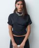 ASOS DESIGN ASOS DESIGN set high neck drape back top in blue - 1
