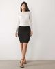 ASOS DESIGN ASOS DESIGN set mesh sheer midi skirt in black - 1